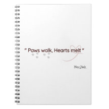 Paws Touch, Hearts Feel Notebook
