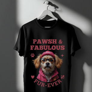 Paws und fabelhafte Pelze je Niedlicher Hundesch T-Shirt