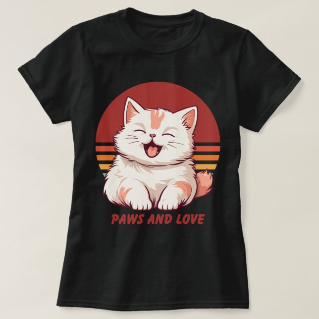 Paws und Lieben T-Shirt (Design vorne)