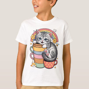 Paws und Regenbogen T-Shirt