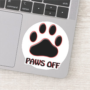 Paws von Vinyl Aufkleber