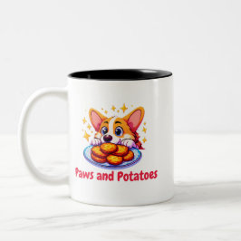 Pawsand Potato Zweifarbige Tasse