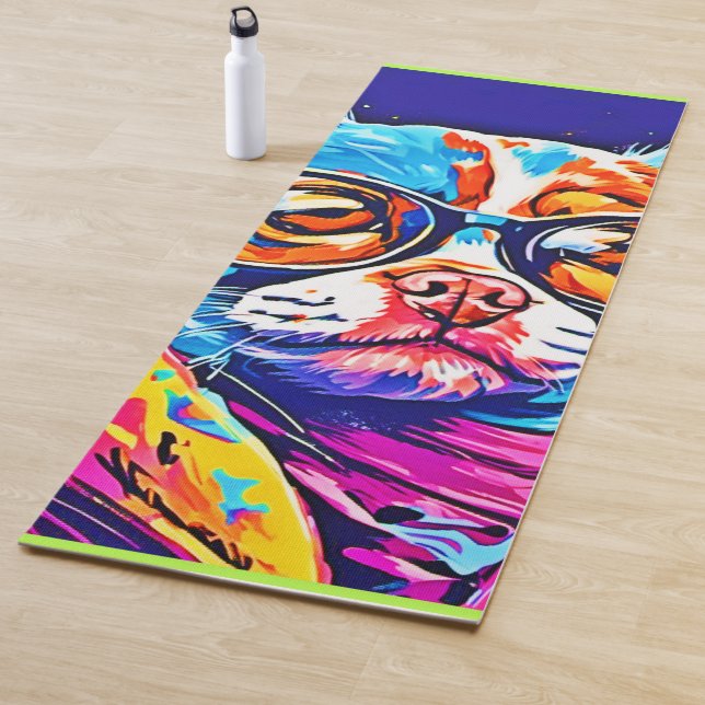 Pawsially Perfect: Top Hunde Artwork Yogamatte (Beispiel)