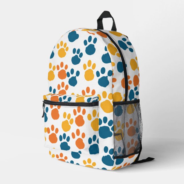 Pawsistisch Niedlich Bedruckter Rucksack (Rückseitige Ecke Rechts)