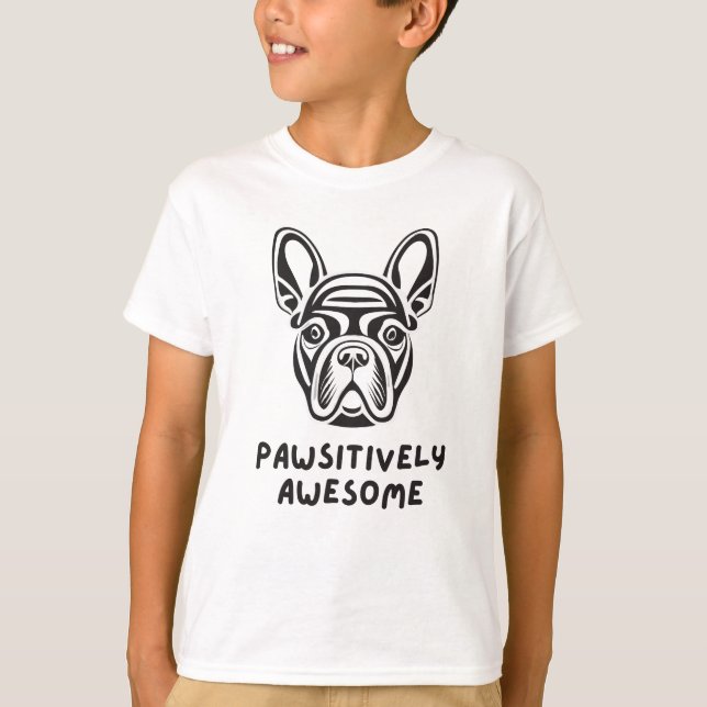 Pawsistisch Phantastischer Bulldog T-Shirt (Vorderseite)