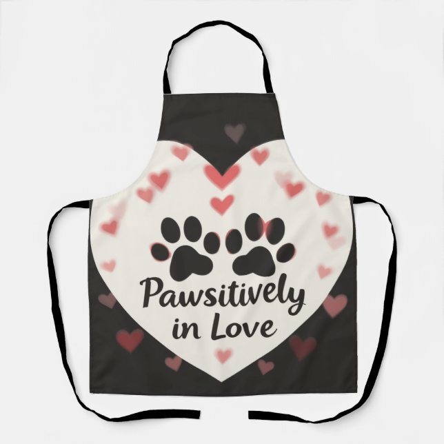 Pawsitiv in Liebe, Pawsome Schürze (Vorderseite)