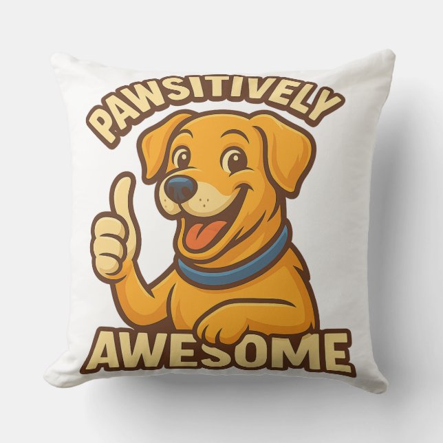Pawsitiv Phantastischer Hund Lover T - Shirt - Nie Kissen (Vorderseite)
