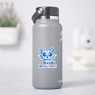 Pawsitiv Purfect, schöne Manga Kitten Aufkleber