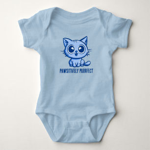 Pawsitiv Purfect, schöne Manga Kitten Baby Strampler