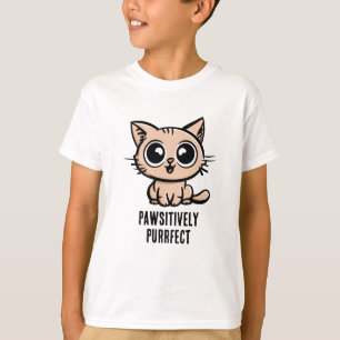Pawsitiv Purfect, schöne Manga Kitten T-Shirt