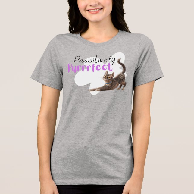 Pawsitiv Purfect Tri-Blend Shirt (Vorderseite)