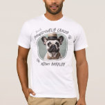 Pawsitive Crazy über das Foto von Haustieren T-Shirt<br><div class="desc">Pawsitiv Crazy Über Sie Haustier/Hund ein Haustier Foto Personalisierung. Ideal für ein Haustier liebendes Familienmitglied. AI generierte Füllstoff-Foto. Ersetzen Sie durch Ihr eigenes Foto Ihres Haustieres.</div>