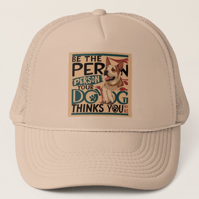 Pawsitive menschliche Ziele Truckerkappe (Vorderseite)