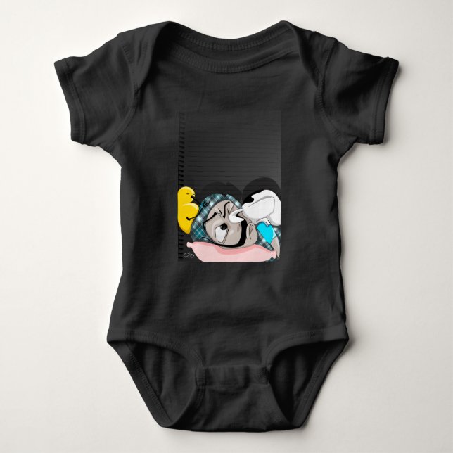 Pawsitive Momente Baby Strampler (Vorderseite)