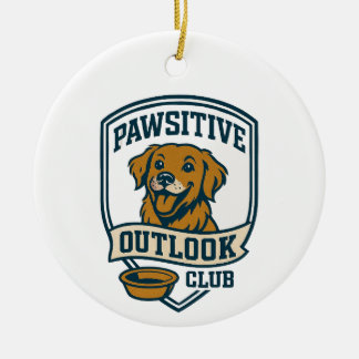 Pawsitive Outlook Club Keramik Ornament