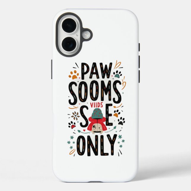 Pawsitive Vibes Case (Rückseite)