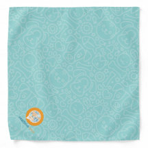 PAWSitively aquamarine Hundebandanna