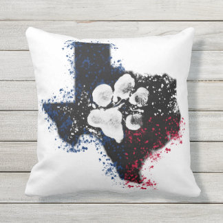Pawsitively prächtiges Texas Wurfs-Kissen Kissen