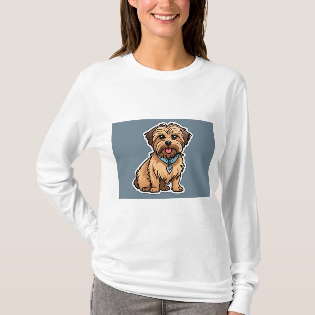 Pawsitivliebenswert: Entfesseln Sie Ihren Stil mit T-Shirt (Vorderseite)