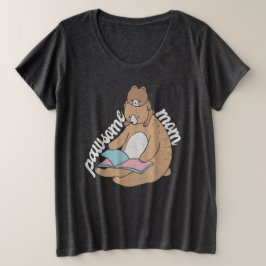Pawsome Mama Große Größe T-Shirt