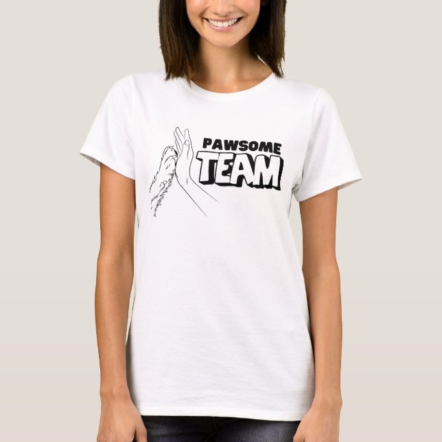 Pawsome Team T - Shirt (Vorderseite)