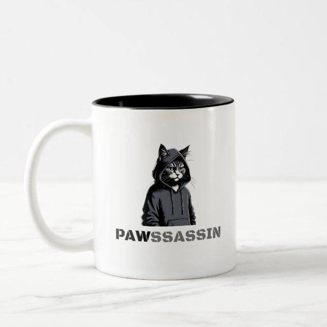 PAWSSASSIN - Hood Cat Kaffeetasse (Links)