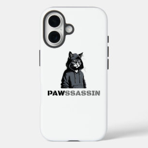 PAWSSASSIN Katzen-Handyhülle iPhone 16 Hülle