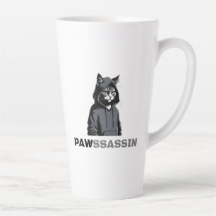 PAWSSASSIN Latte Tasse – Hood Cat Energie