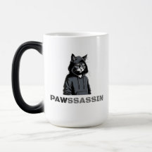 PAWSSASSIN Verwandlungs-Tasse – getarnte Hood-Katz