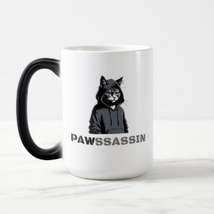 PAWSSASSIN Verwandlungs-Tasse – getarnte Hood-Katz Verwandlungstasse