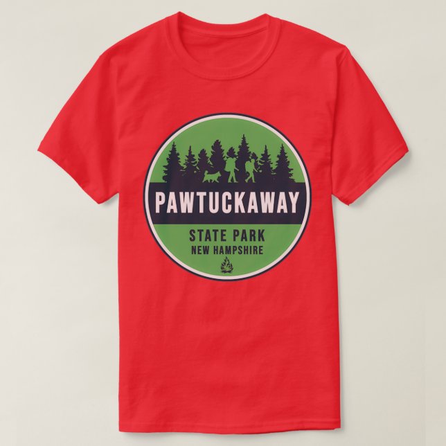 Pawtuckaway Staaten Park Heraldic T-Shirt (Design vorne)