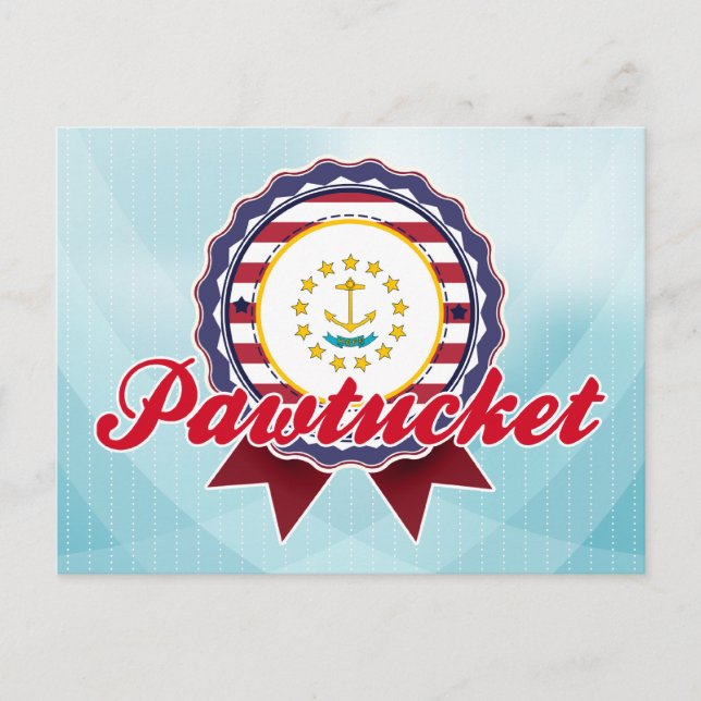 Pawtucket, RI Postkarte (Vorderseite)