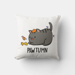 Pawtumn niedlich Herbst Kitty Cat Pub Kissen