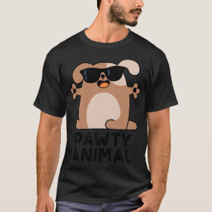 Pawty Animal Niedlich Party Dog Pub 1 T-Shirt