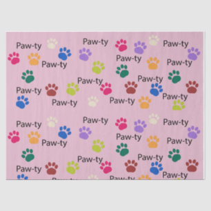 Pawty Hund Geburtstagsparty-Software Seidenpapier