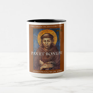 Pax- und Bonumfranziskanerkaffee-Tasse Tasse