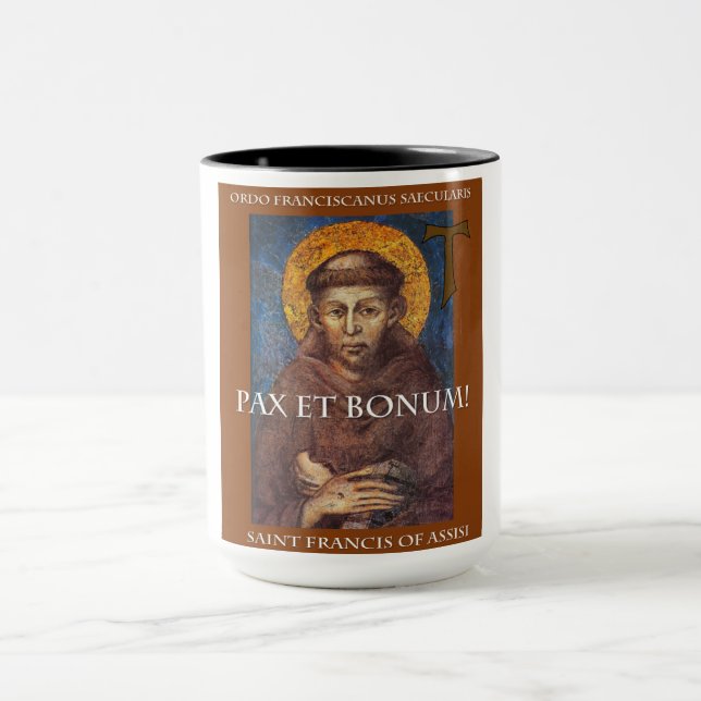 Pax- und Bonumfranziskanerkaffee-Tasse Tasse (Zentrum)