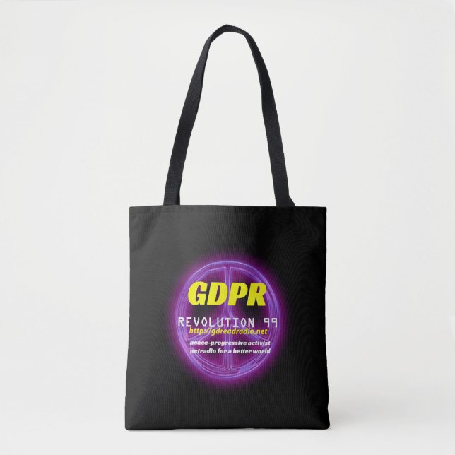 Paxspiration GDPR grundlegende schwarze Tasche (Vorderseite)