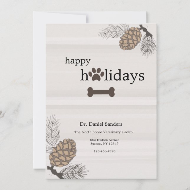 Pay Print Holiday Card Einladung (Vorderseite)