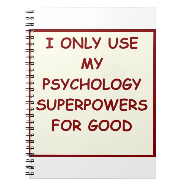 paychology Psychologe Notizblock (Vorderseite)