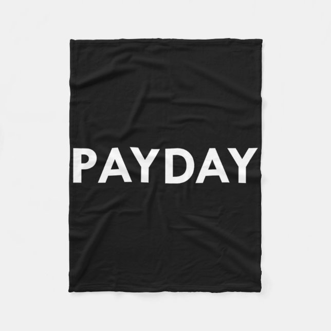 Payday Boxing Mixed Martial Arts Funny Fleecedecke (Vorderseite)