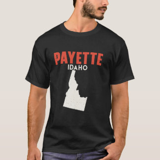 Payette Idaho USA Staat Amerika Reisen Idahoan T-Shirt