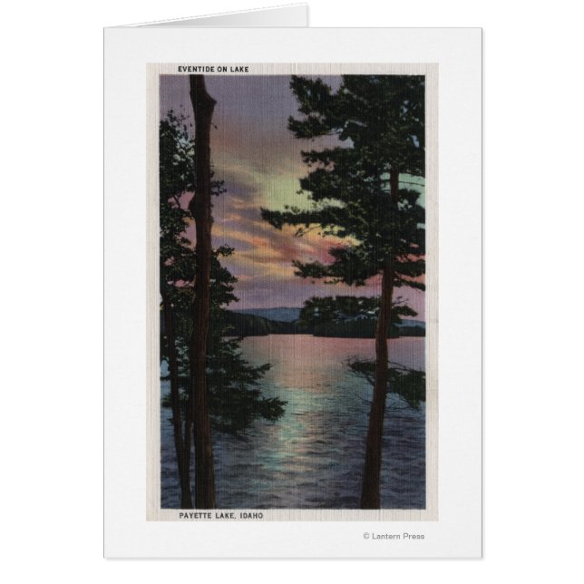 Payette Lake, ID - Evintide am Lake Scene (Vorne)