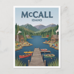 Payette Lake McCall Idaho Postkarte