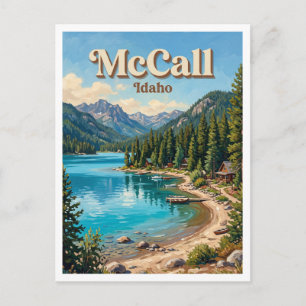 Payette Lake Ufer McCall Idaho Postkarte