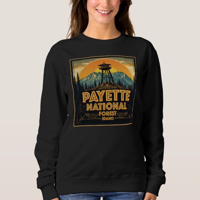Payette National Forest Idaho Sweatshirt (Vorderseite)