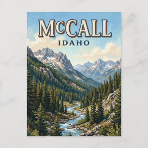 Payette National Forest McCall Idaho Postkarte