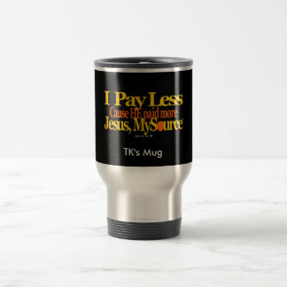 Payez moins de tasse chrétienne 15oz de voyage