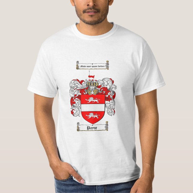 Payne Familienwappen - Payne Wappen T-Shirt (Vorderseite)