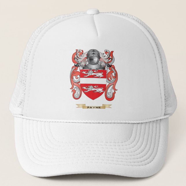 Payne Wappen (Familienwappen) Truckerkappe (Vorderseite)